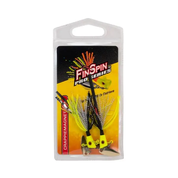 Leland Lures Fin Spin Pro Series-Pop Chart 1/8oz 2pk