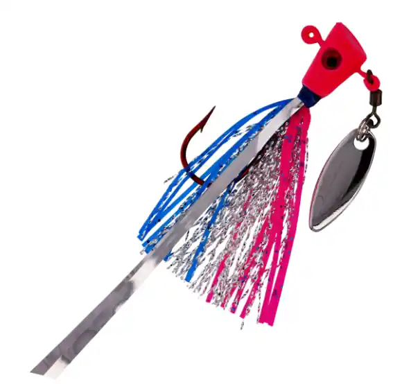 Leland Lures Crappie Magnet Fin Spin Pro Series Jig 1/8 Les Pink