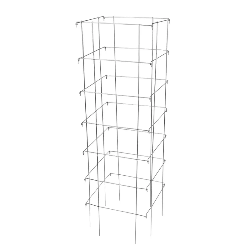 Mindwest Wire Works 58" 8-Leg Big Brother Heavy Duty Square Collapsible Tomato Cages