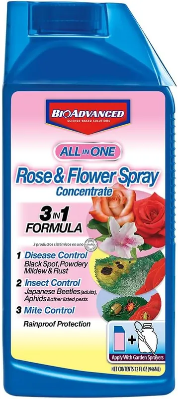 BioAdvanced All-In-One Rose & Flower Spray Concentrate