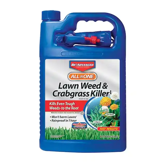 BioAdvanced All-In-One Lawn Weed and Crabgrass Killer 1-Gallon Ready to Use