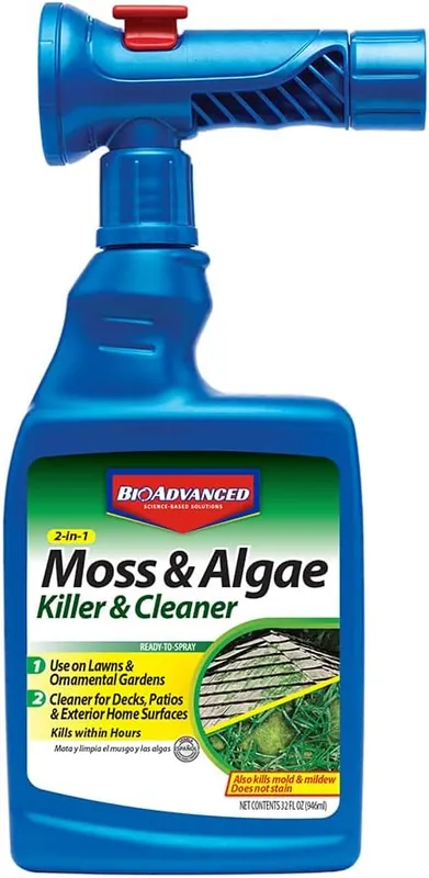BioAdvanced 2-in-1 Moss & Algae Killer & Cleaner 32oz