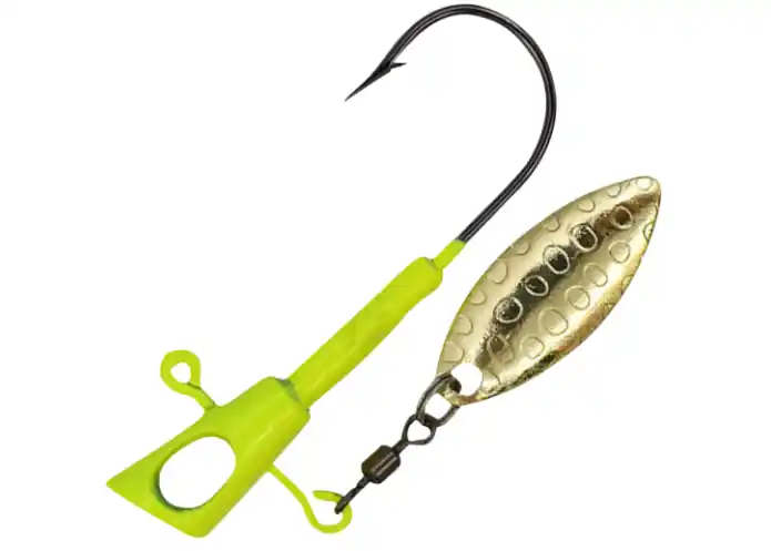 Leland Lures Crappie Magnet Fin Spin Eye Hole Scent Holder Jighead 1/8 Chart