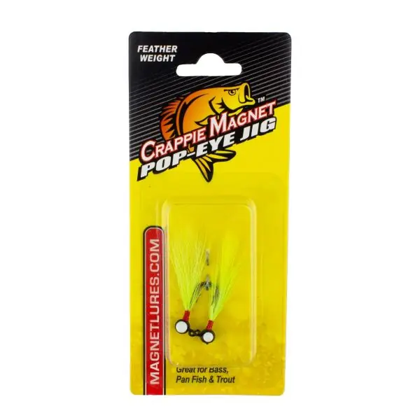 Leland Lures Pop Eye Jig-Chartreuse 1/64oz