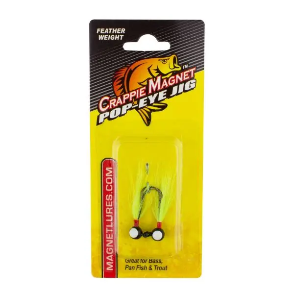 Leland Lures Pop Eye Jig-Chartreuse 1/32oz