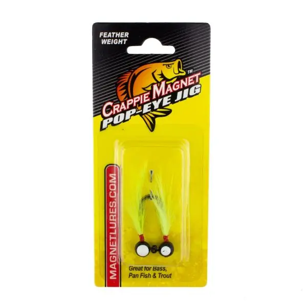 Leland Lures Pop Eye Jig-Chartreuse 1/16oz