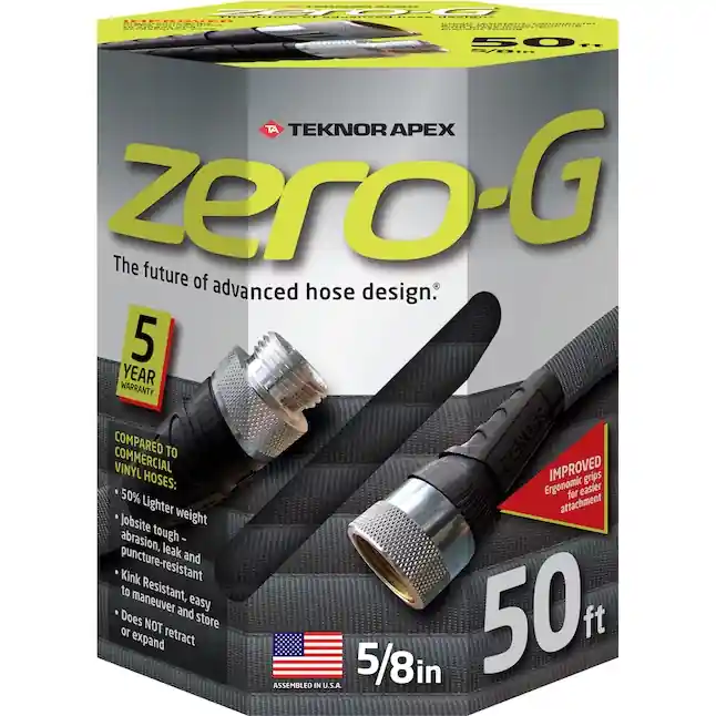 Zero-G Teknor Apex 5/8-in x 50-Feet Premium -Duty Garden Hose