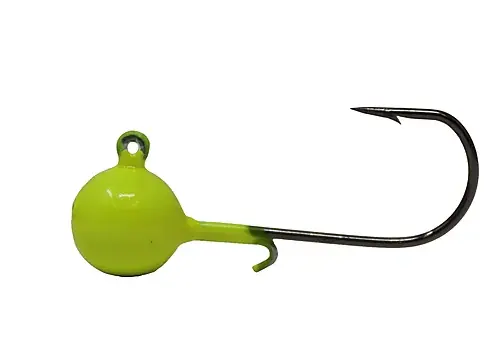 Kalin 1/8 oz Chartreuse Triple Threat Crappie Jig Chart