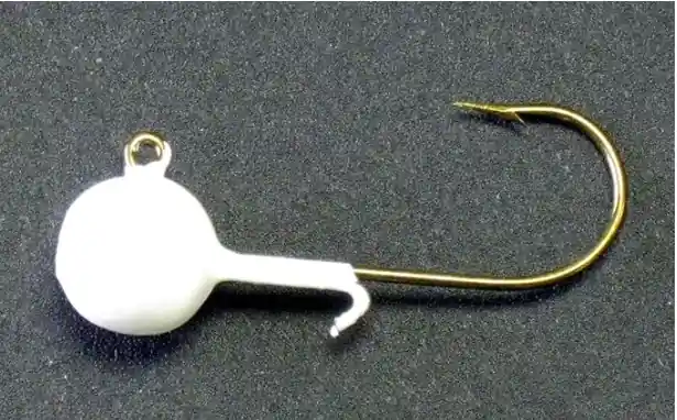 Kalin 1/8 oz Chartreuse Triple Threat Crappie Jig White