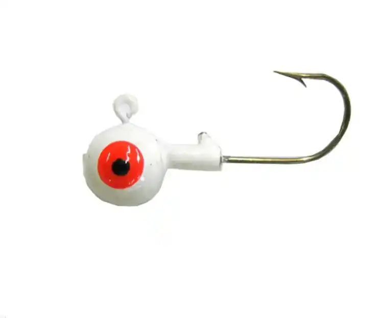 Kalin 1/32oz White Roundhead Jig