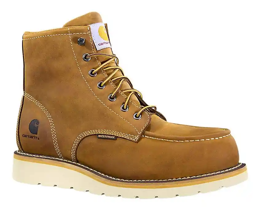 Carhartt Men‘s CMF6720 Rugged Flex® Waterproof Met Guard 6" Composite Toe Work Boot Dark Brown