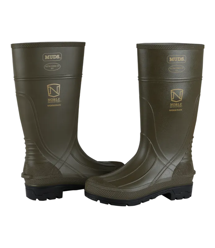 Noble Outfitters 65130-818 Men‘s Rubber Workman Boots Olive