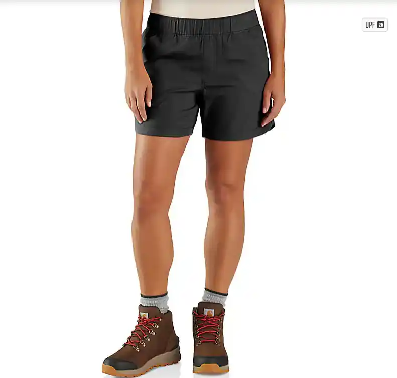 Women‘s Carhartt Force Relaxed Fit Ripstop Work Short - Black