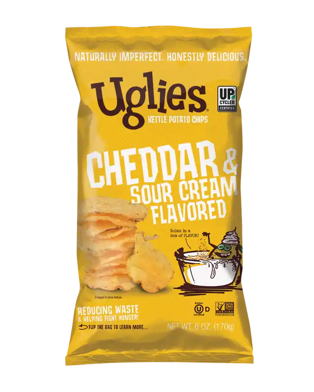 Uglies® Cheddar & Sour Cream Potato Chips 6oz