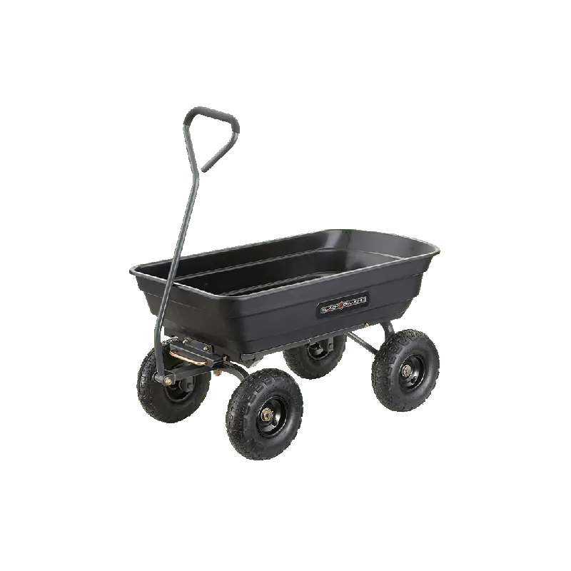 Black Diamond 4 Cubic Feet Poly Dump Cart