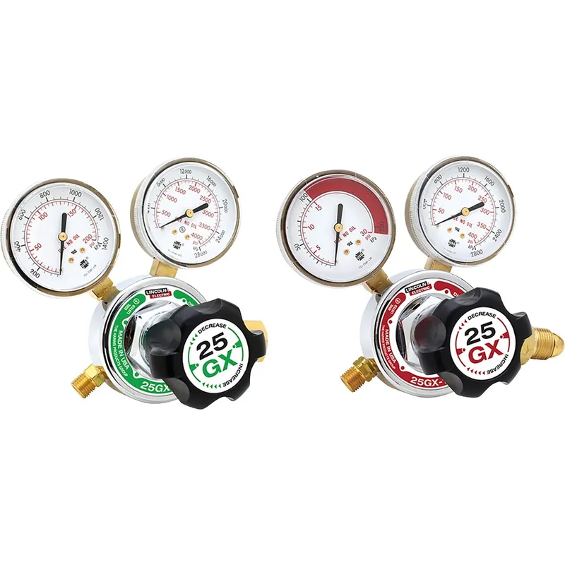 Harris Single-Stage 25GX Oxygen + Acetylene Regulator Kit 4408581