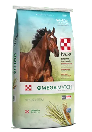 Purina Omega Match® Ration Balancing Horse Feed 40lb