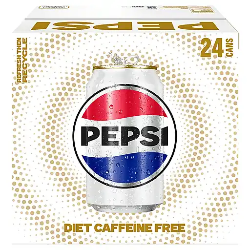 Diet Pepsi Caffeine Free Soda 24pk/12 fl oz Cans