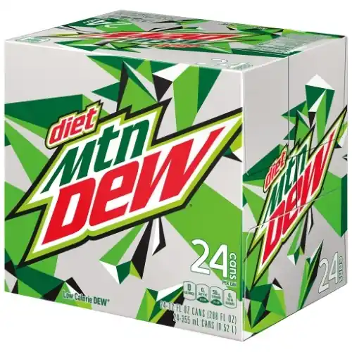 Diet Mtn. Dew Soda 24pk/12 fl oz Cans