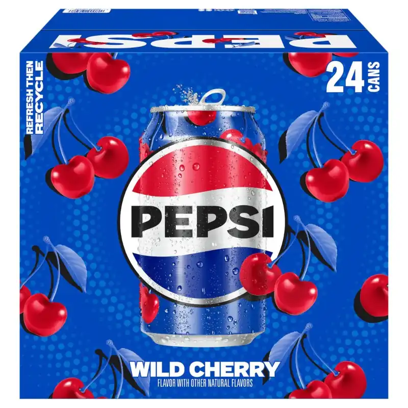 Wild Cherry Pepsi Soda 24pk/12 fl oz Cans