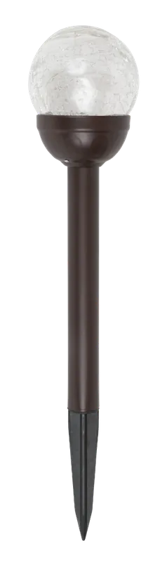 Livingscape™ Crackleball Solar Pathway Light - Bronze