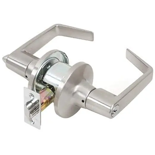 Tell Manufacturing CL100201 Light-Duty Commercial Entry Lever w/ Satin Finish