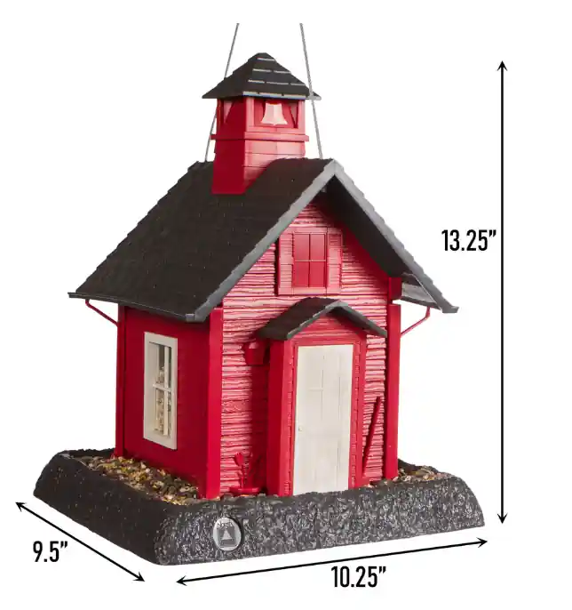 North States Village Collection School House Birdfeeder