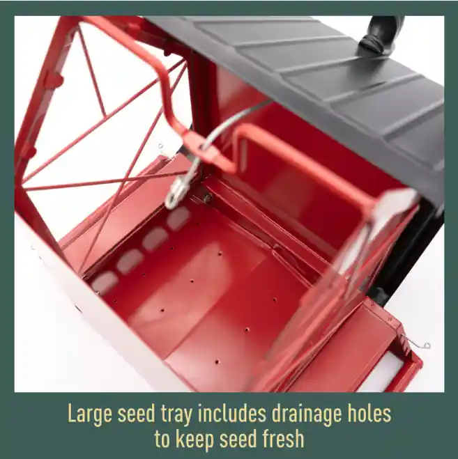 North States Red Barn Squirrel Resistant Feeder