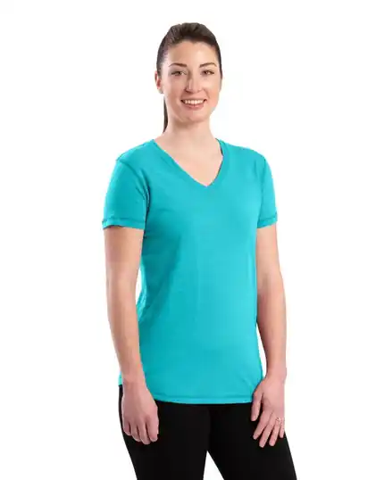 Berne Women‘s Performance V-Neck Short Sleeve T-Shirt BSW40