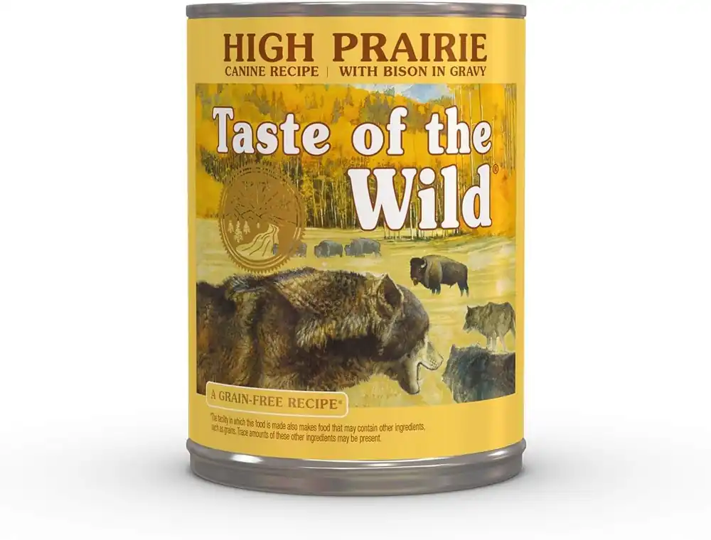 Taste of the Wild High Prairie with Bison in Gravy Canned Dog Food 13.2oz