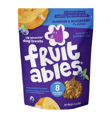 Fruitables Baked Pumpkin Blueberry Dog Treat - 7 oz.
