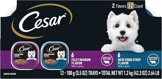 Cesar® Canine Cuisine™ Filet Mignon & New York Strip Flavor Multipack Adult Wet Dog Food