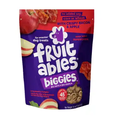 Fruitables Biggies™ Bacon Apple Dog Treats