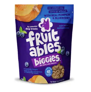 Fruitables Biggies™ Pumpkin Blueberry Dog Treats