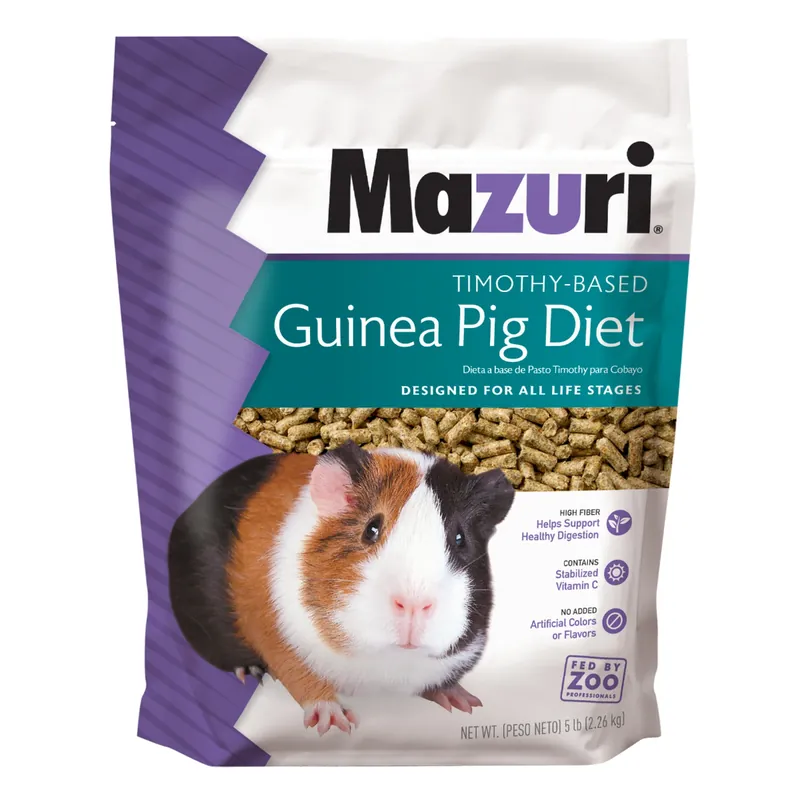 Mazuri® Timothy Hay-Based Guinea Pig Diet 25lbs
