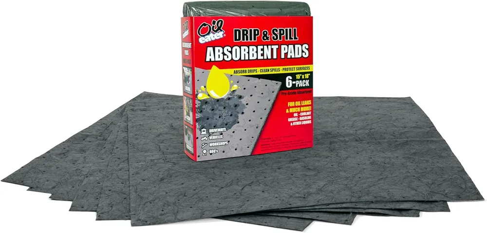 Oil Eater Drip & Spill Universal Pads 6-Pack
