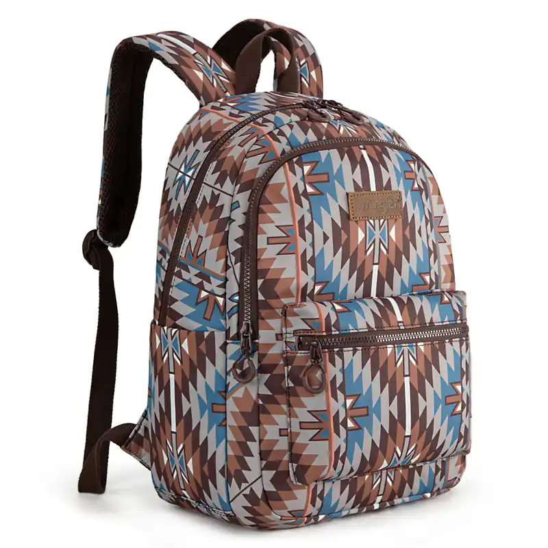 Montana West WG2206-9110 Wrangler Aztec Print Backpack