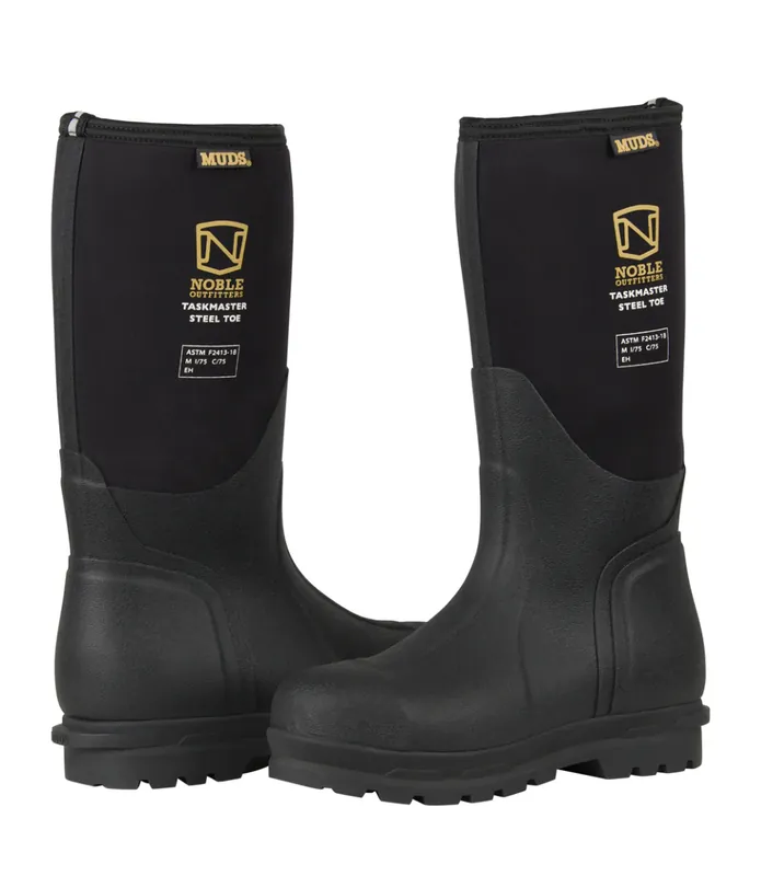 Noble Outfitters 65048 Men‘s MUDS® Taskmaster Steel Toe High Black