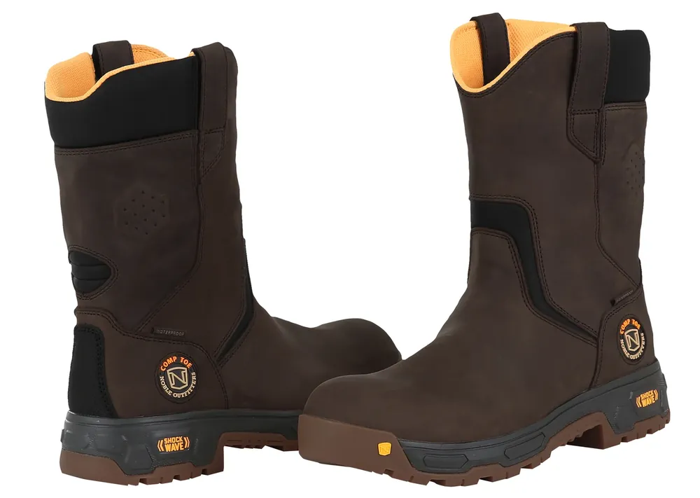 Noble Outfitters 65126 Men‘s EDGE Wellington Waterproof Composite Toe Boot Brown