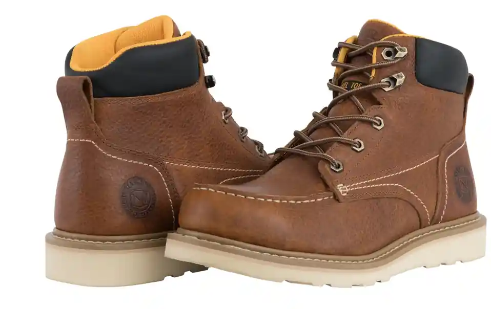 Noble Outfitters 65101 Men‘s Wedge 6” Steel Toe Work Boot - Brown