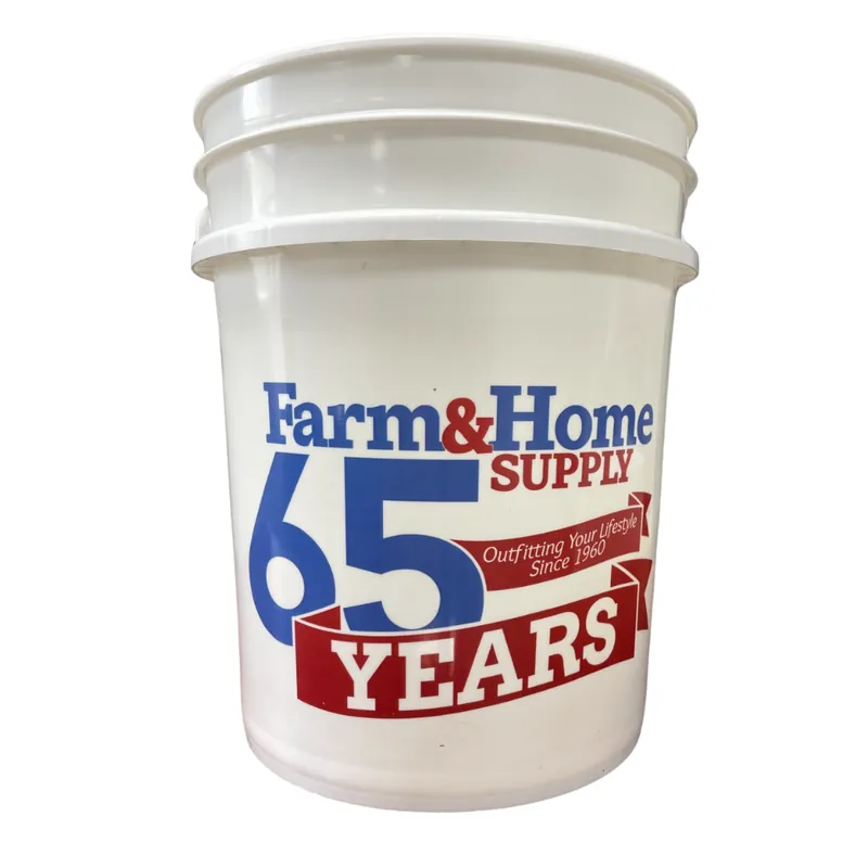 Farm & Home - 65th Anniversary 5 Gallon Bucket - Timeline