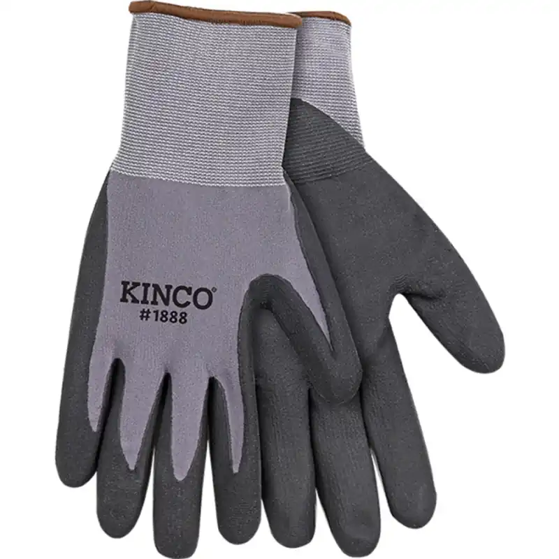 Kinco Nylon-Spandex Knit Shell & CoolCoat Micro-Foam Nitrile Palm Glove