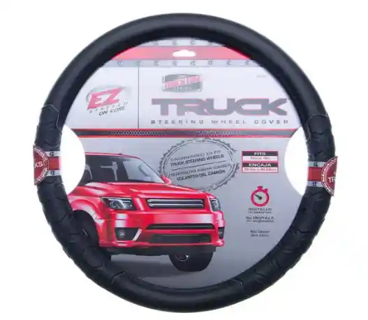 Custom Accessories Truck Tuff Steering Wheel Cover Black - 39245P