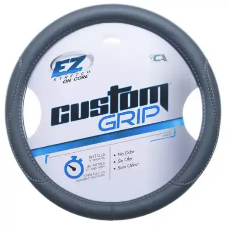 Custom Accessories Steering Wheel Cover Gray - 38854P