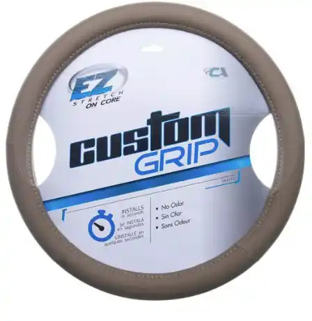 Custom Accessories Steering Wheel Cover Tan - 38407P