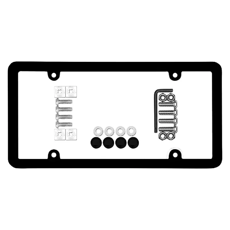 Cruiser® 62510 - Ultimate Tuf Clear Bubble Shield and Black License Frame Kit with Fasteners