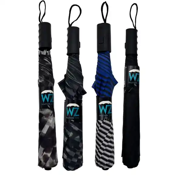 Weather Zone 39" Single Folding Umbrella in Assorted Prints