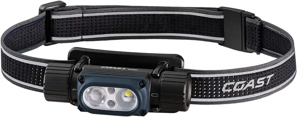 Coast WPH30R 1000 Lumen Waterproof Rechargeable-Dual Power Headlamp