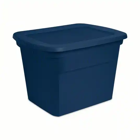 Edge Plastics 20 Gallon Blue Storage Tote