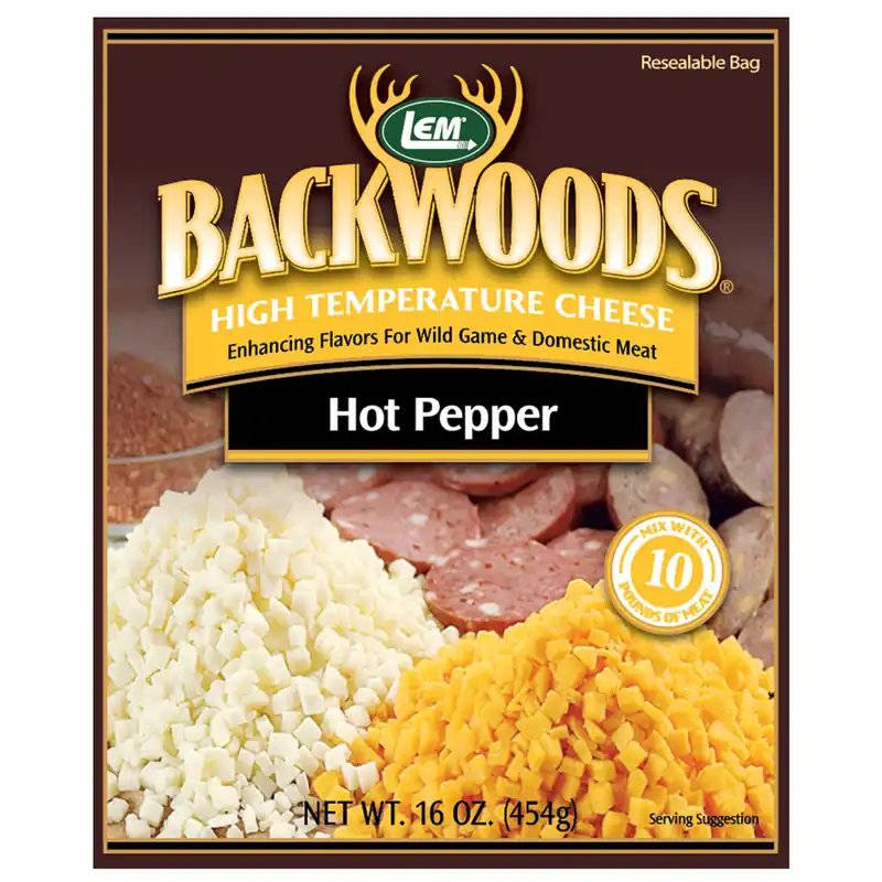 LEM Backwoods® High-Temp Hot Pepper Cheese Enhancing Flavor Packet - 1lb